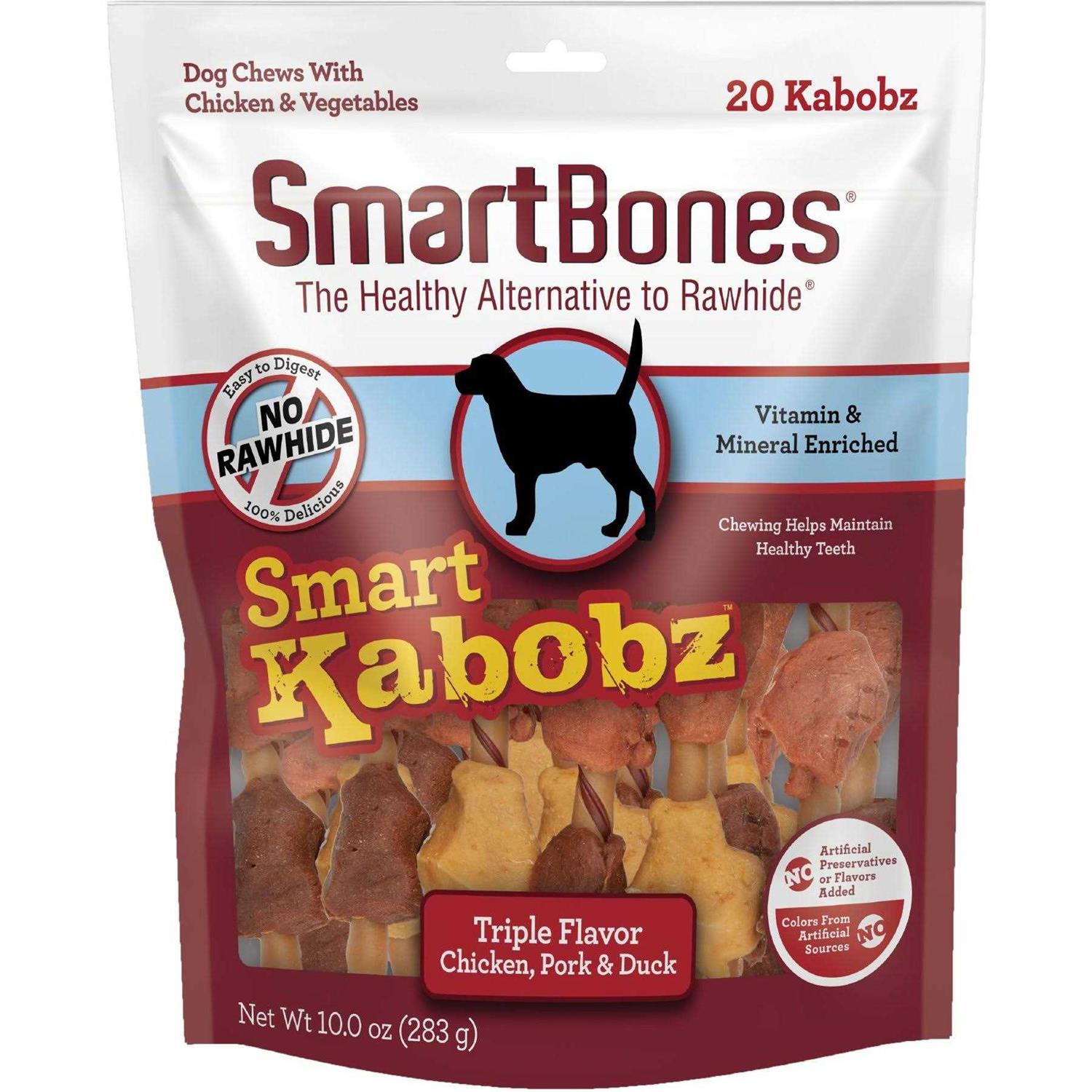 SmartBones Smart Kabobz Dog Treat - Healthber