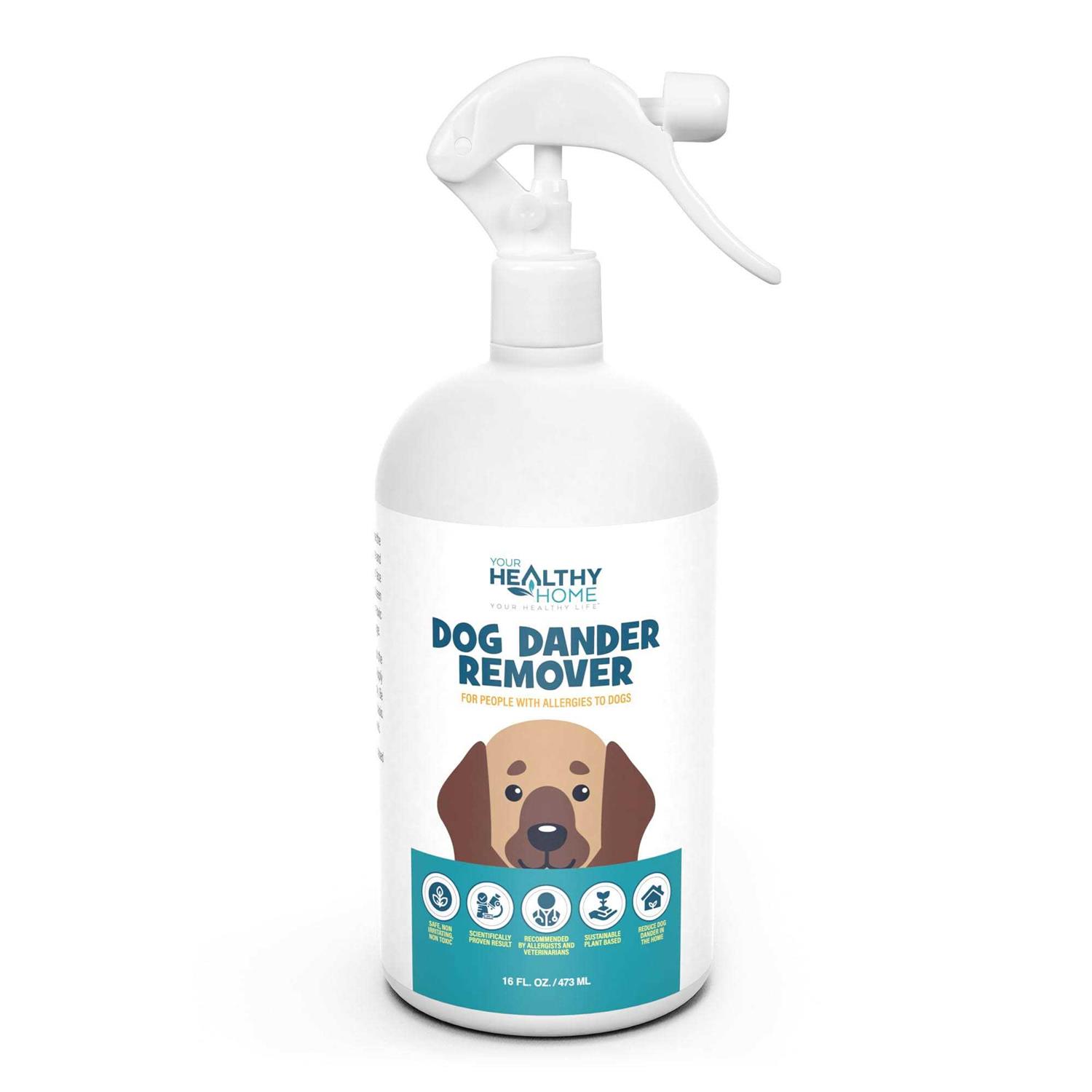 YourHealthyHome Dog Dander Remover & Allergy Relief Spray|All Natural Effective Treatment for Dog Allergies|Vet Recommend - Healthber
