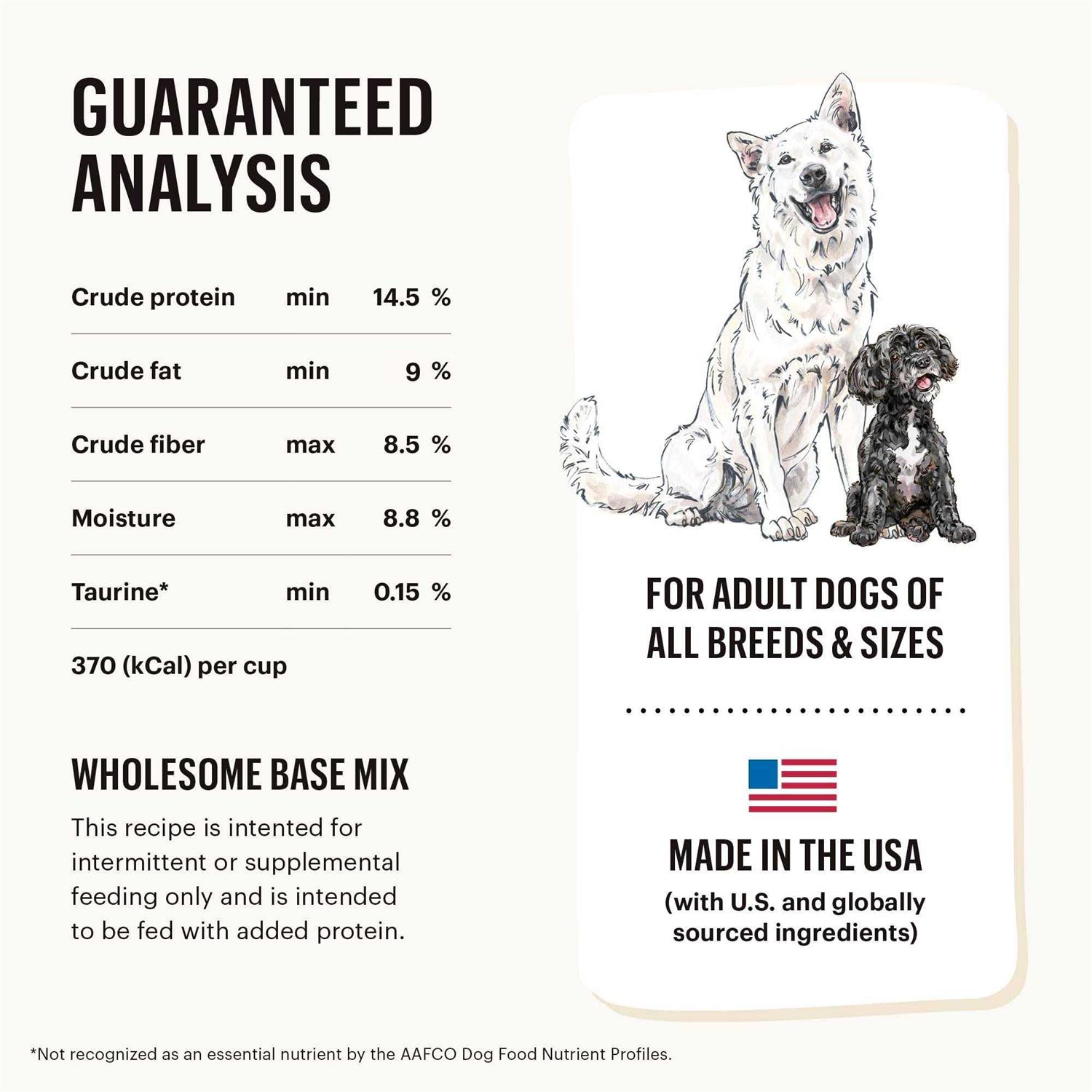The Honest Kitchen Veggie Nut & Seed Base Mix Grain-Free Dehydrated Dog Food - Healthber