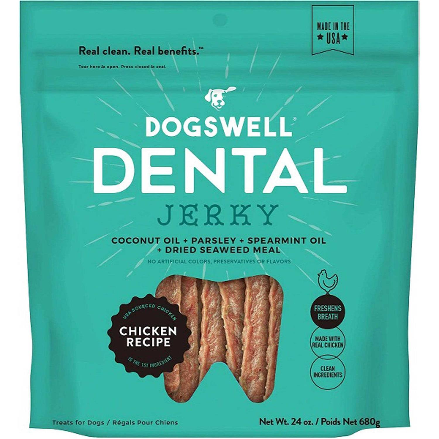 Dogswell Dental Jerky Chicken Dog Treats - Healthber