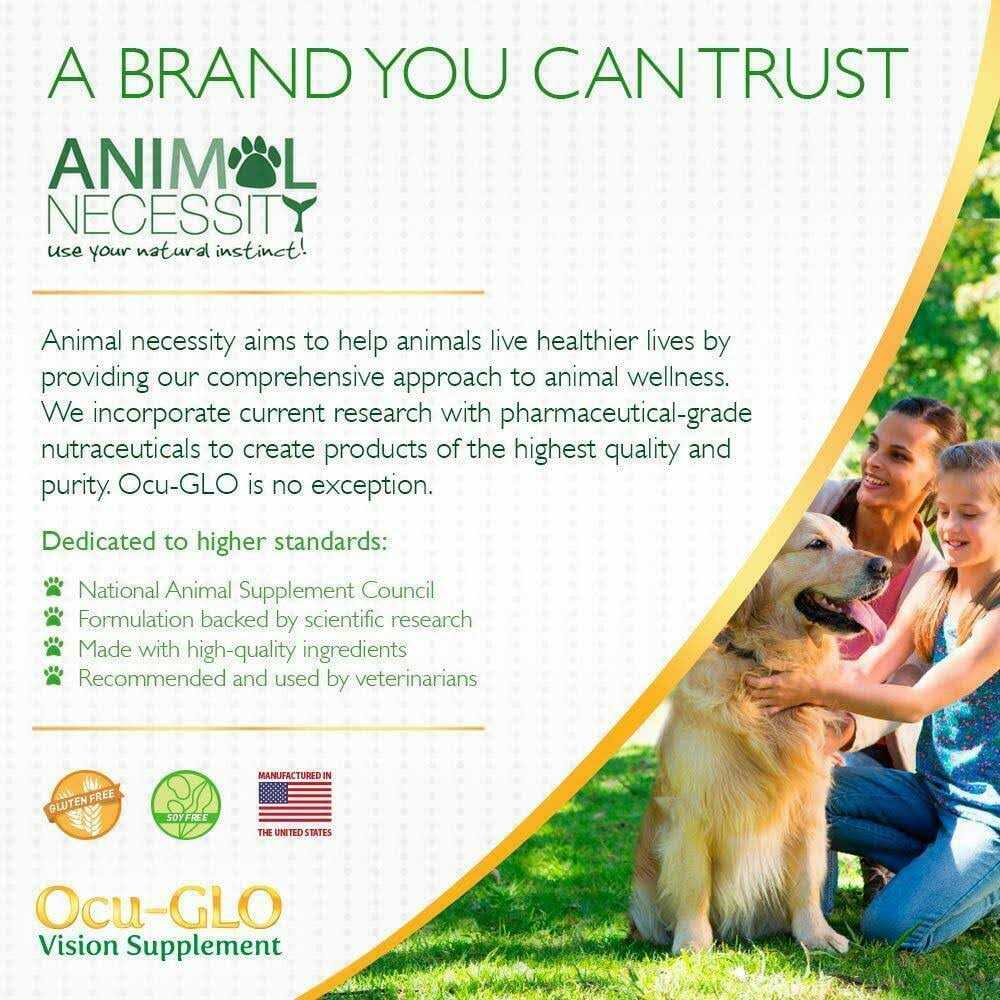 Ocu-GLO Powder Blend Vision Supplement for Medium to Large Dogs - Healthber