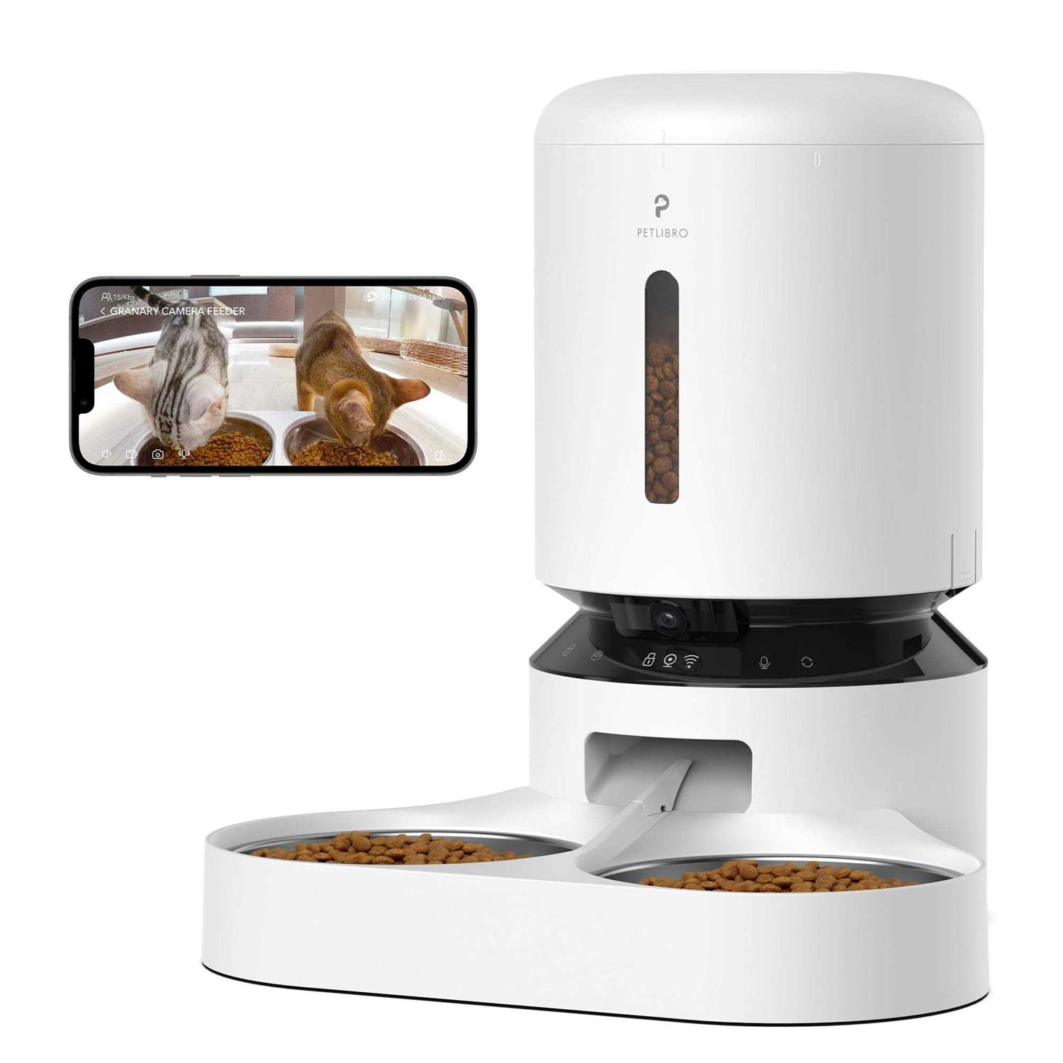 PETLIBRO Automatic Cat Feeder with Camera 1080P HD Video with Night Vision - Healthber