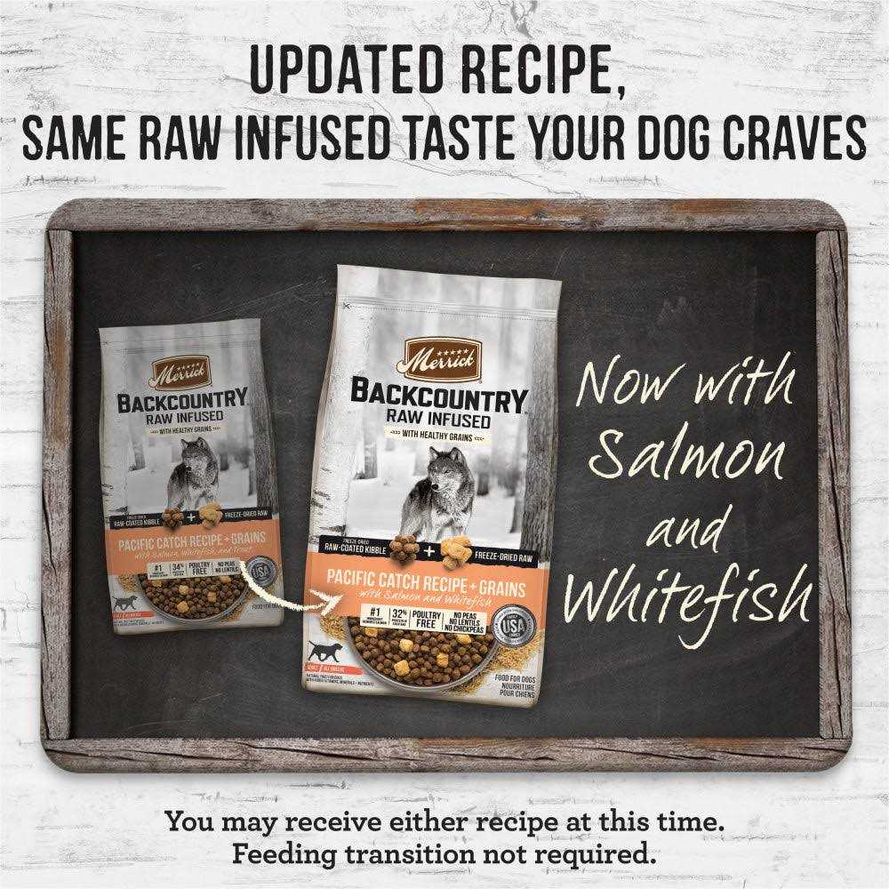 Merrick Backcountry Grain Free Raw Infused Recipe Dry Dog Food - Healthber