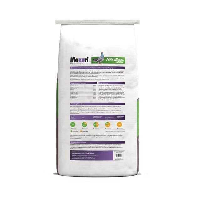 Mazuri Nutriblend Green Pigeon Bird Food - Healthber