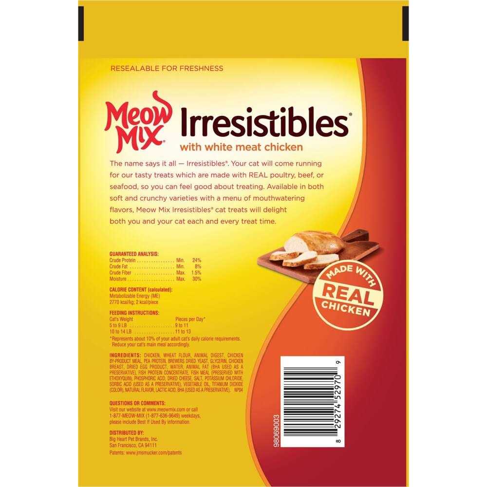 Meow Mix Irresistibles Cat Treats Soft - Healthber