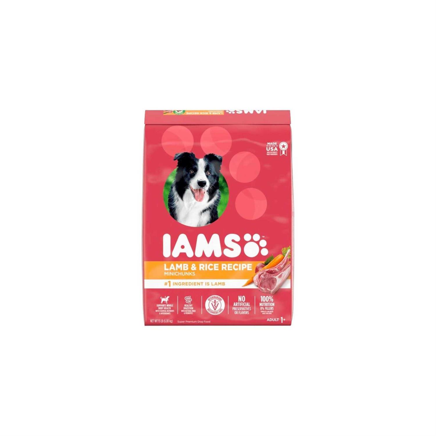 Iams Proactive Health Adult Dry Dog Food Lamb Rice - Healthber