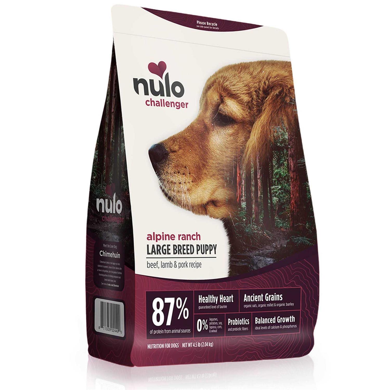 Nulo Challenger Alpine Ranch Beef Lamb & Pork Dry Puppy Food - Healthber