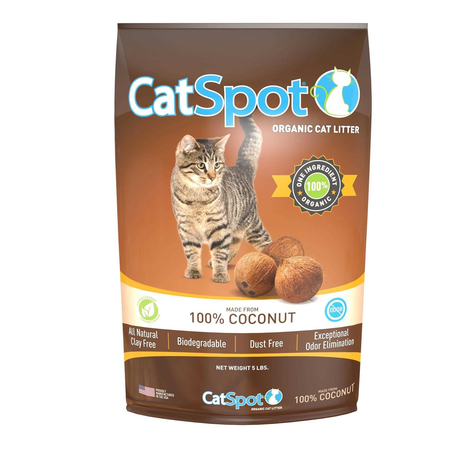 CatSpot Litter 100% Coconut Cat Litter All-Natural - Healthber