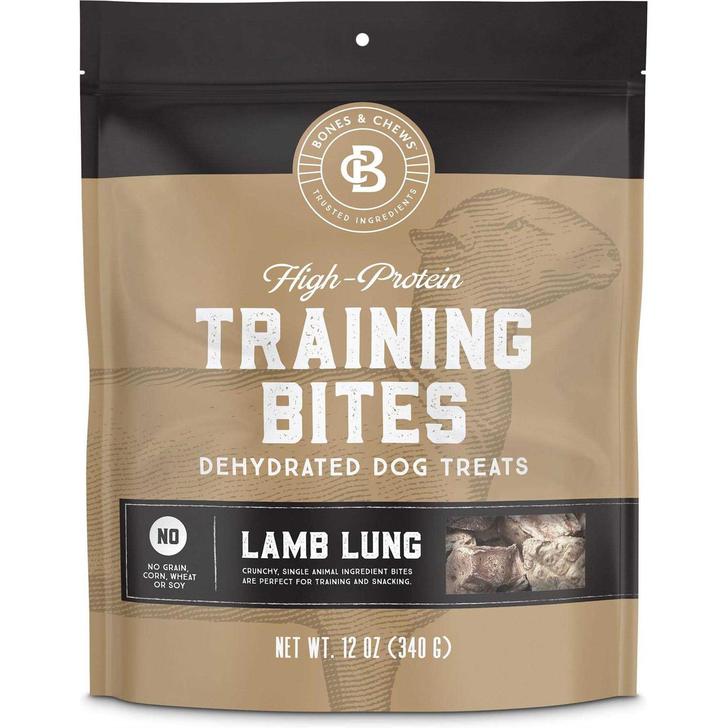 Bones & Chews All-Natural Beef Lung Filets Dehydrated Dog Treats - Healthber
