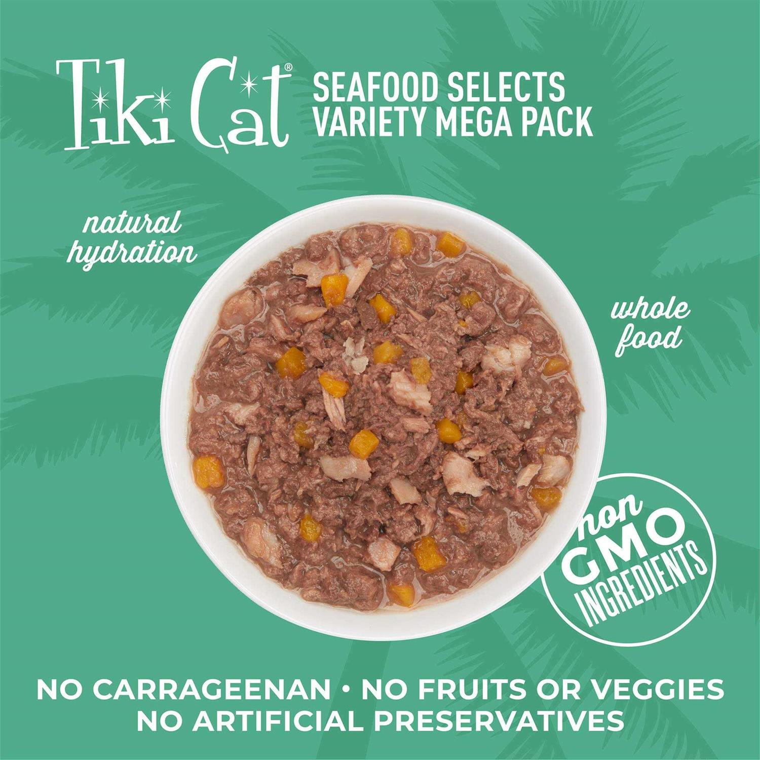 Tiki Cat Seafood Selects Variety Pack Grain-Free Wet Cat Food - Healthber
