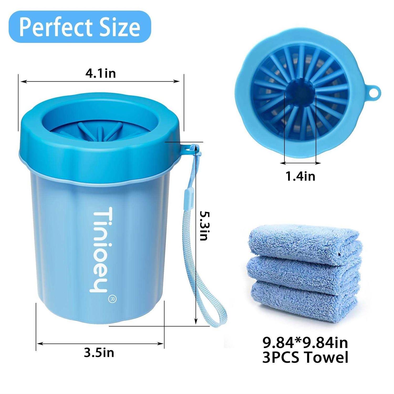 Tinioey Dog Paw Cleaner for Medium Dogs Dog Paw Washer - Healthber