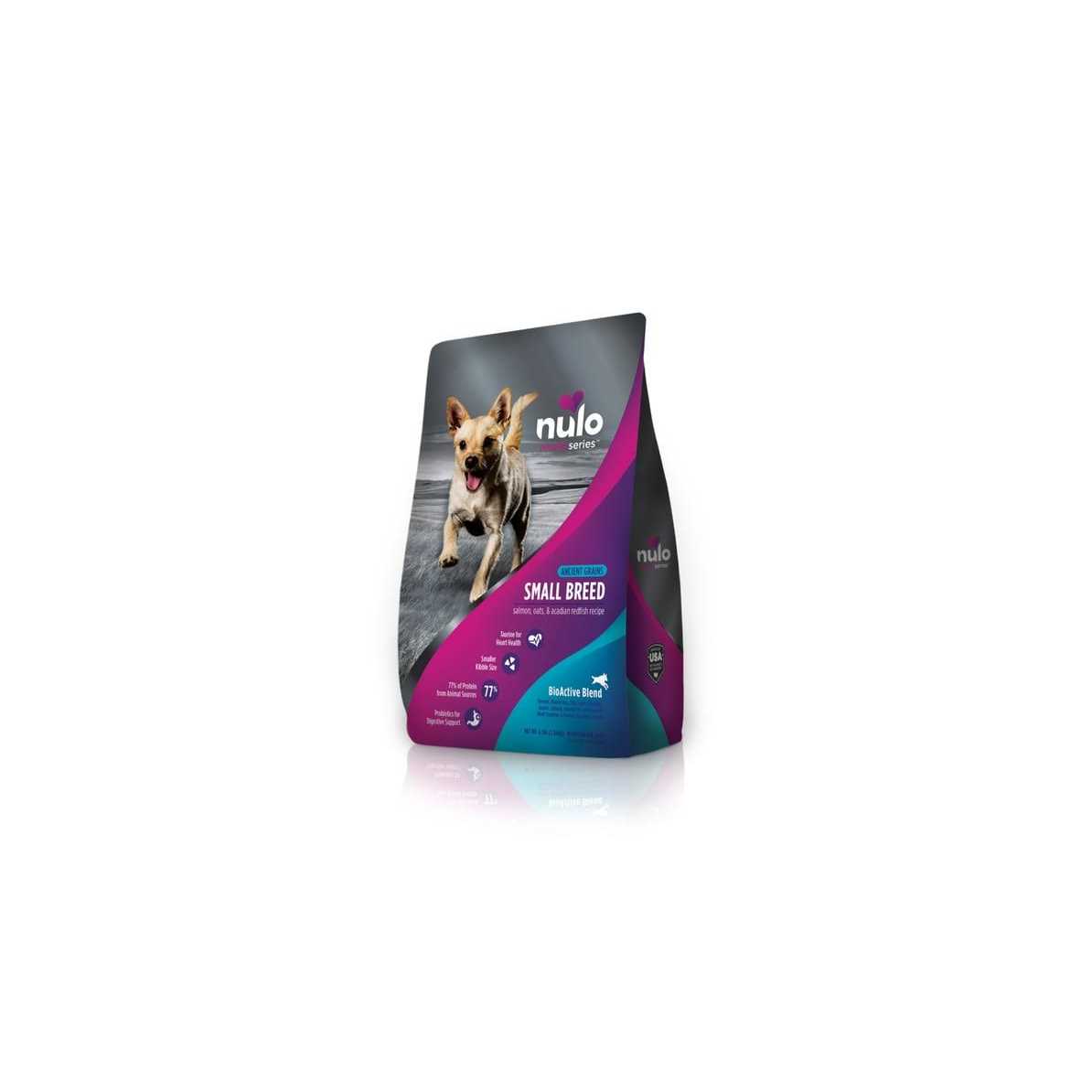 Nulo MedalSeries Ancient Grains Salmon Oats & Acadian Redfish Small Breed Dry Dog Food - Healthber