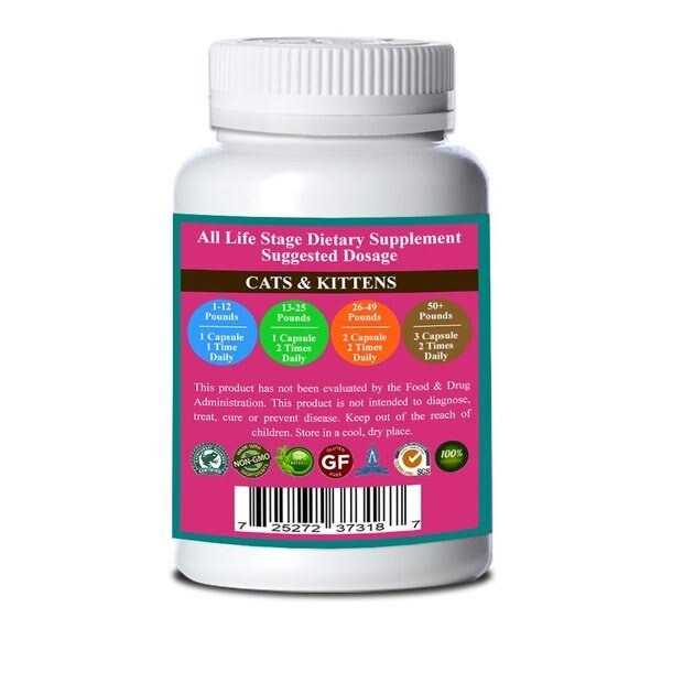Organic Pet Systems Yeast Release Max Capsules* Master Blend Candida Yeast Defense* For Dogs And Cats* - Healthber