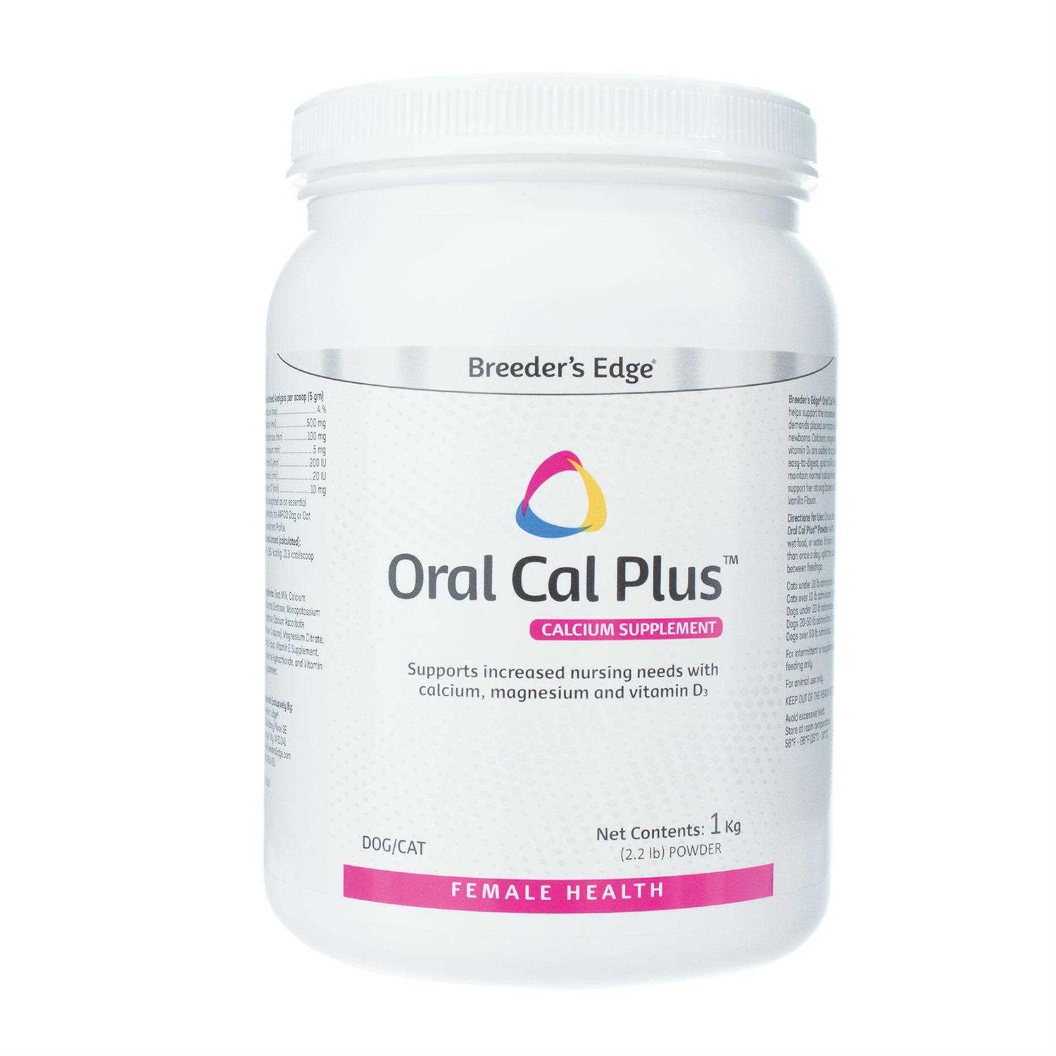 Revival Animal Health Breeder’s Edge Oral Cal Plus Powder for Dogs & Cats - Healthber
