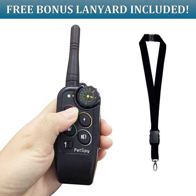 PetSpy Premium Dog Training Shock Collar for Dogs with Vibration Shock and Beep - Healthber