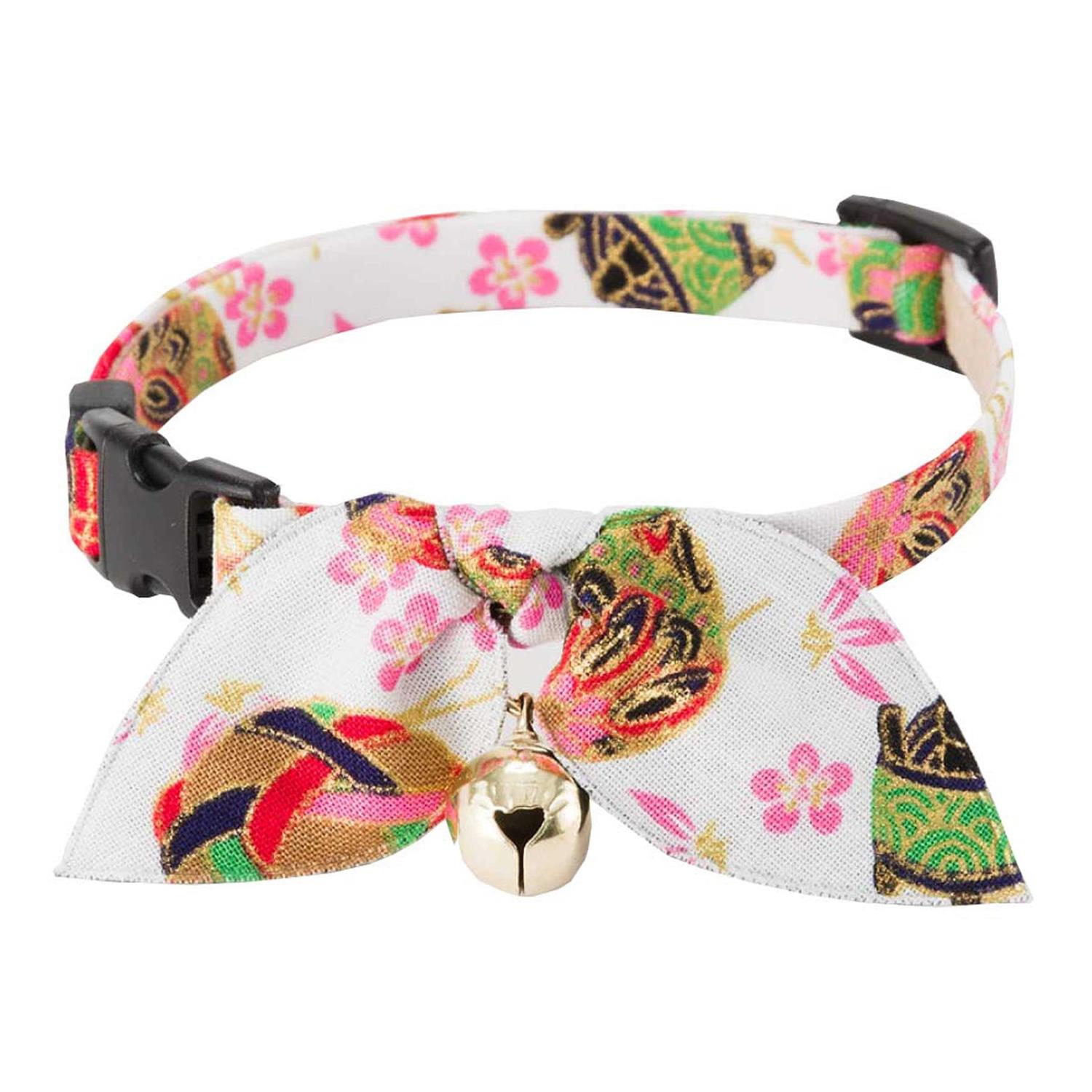 Necoichi Kimono Bow Tie Cat Collar - Healthber
