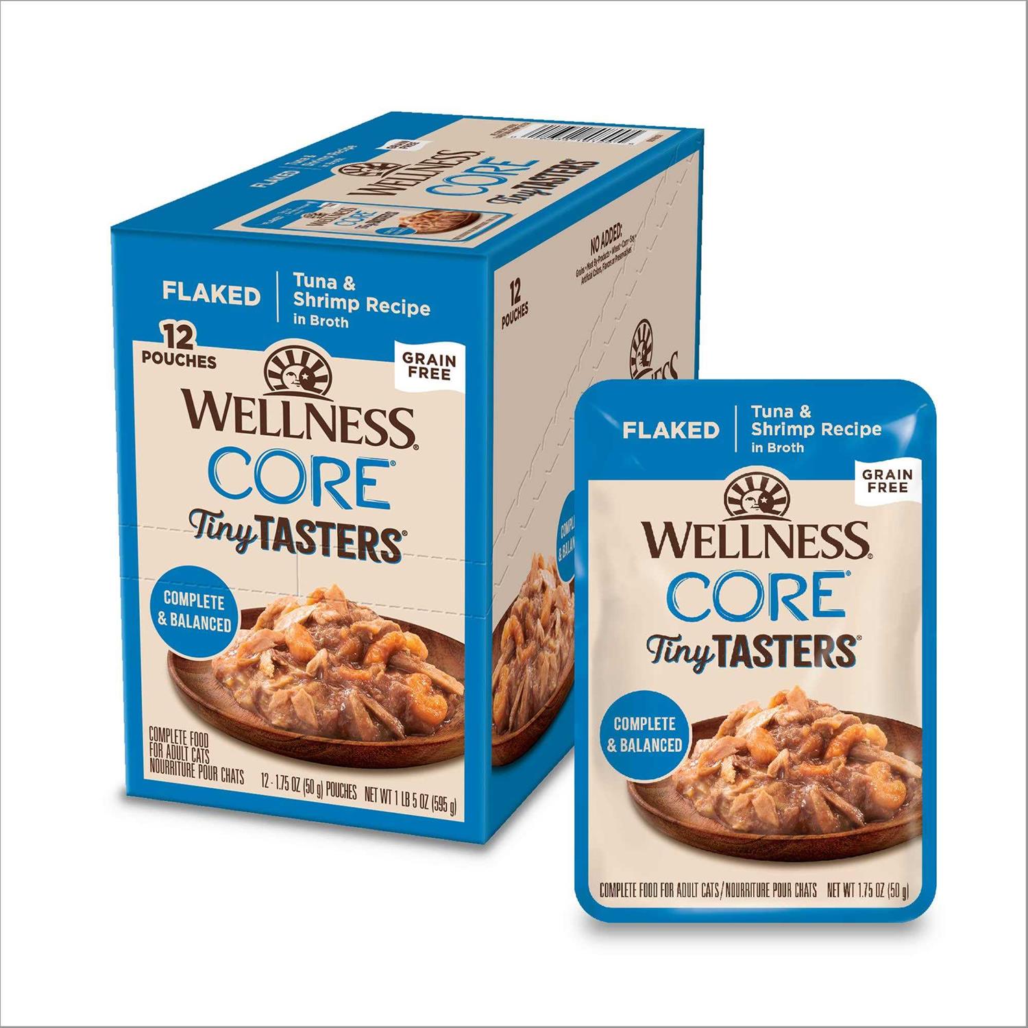 Wellness Core Tiny Tasters Flaked Wet Cat Food - Healthber