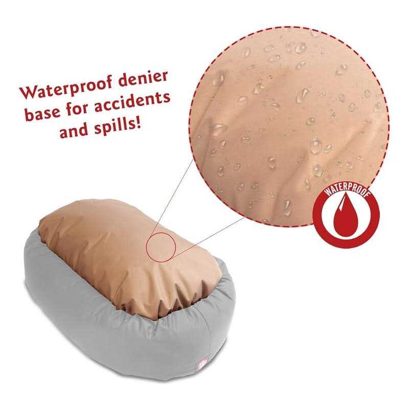 Majestic Pet Palette Heathered Sherpa Bagel Bolster Dog Bed - Healthber