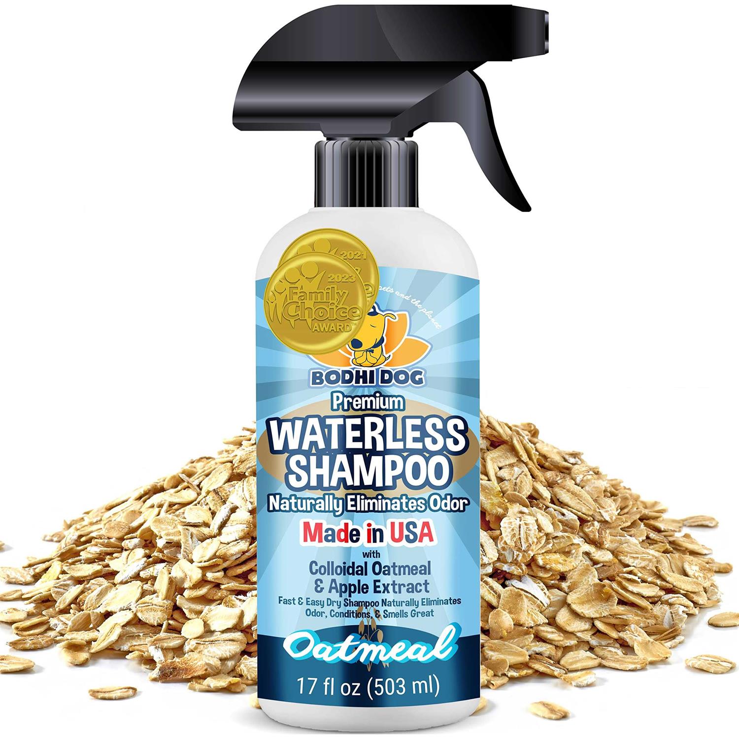 Bodhi Dog Waterless Shampoo Natural Dry Shampoo for Dogs or Cats - Healthber