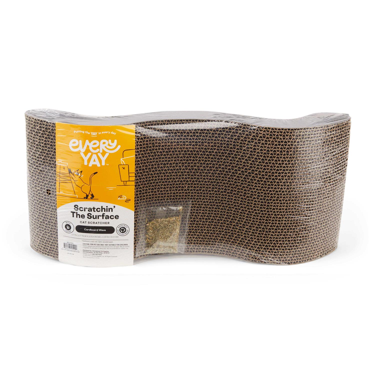 EveryYay Scratchin’ the Surface Cardboard Wave Cat Scratcher in Various Styles - Healthber