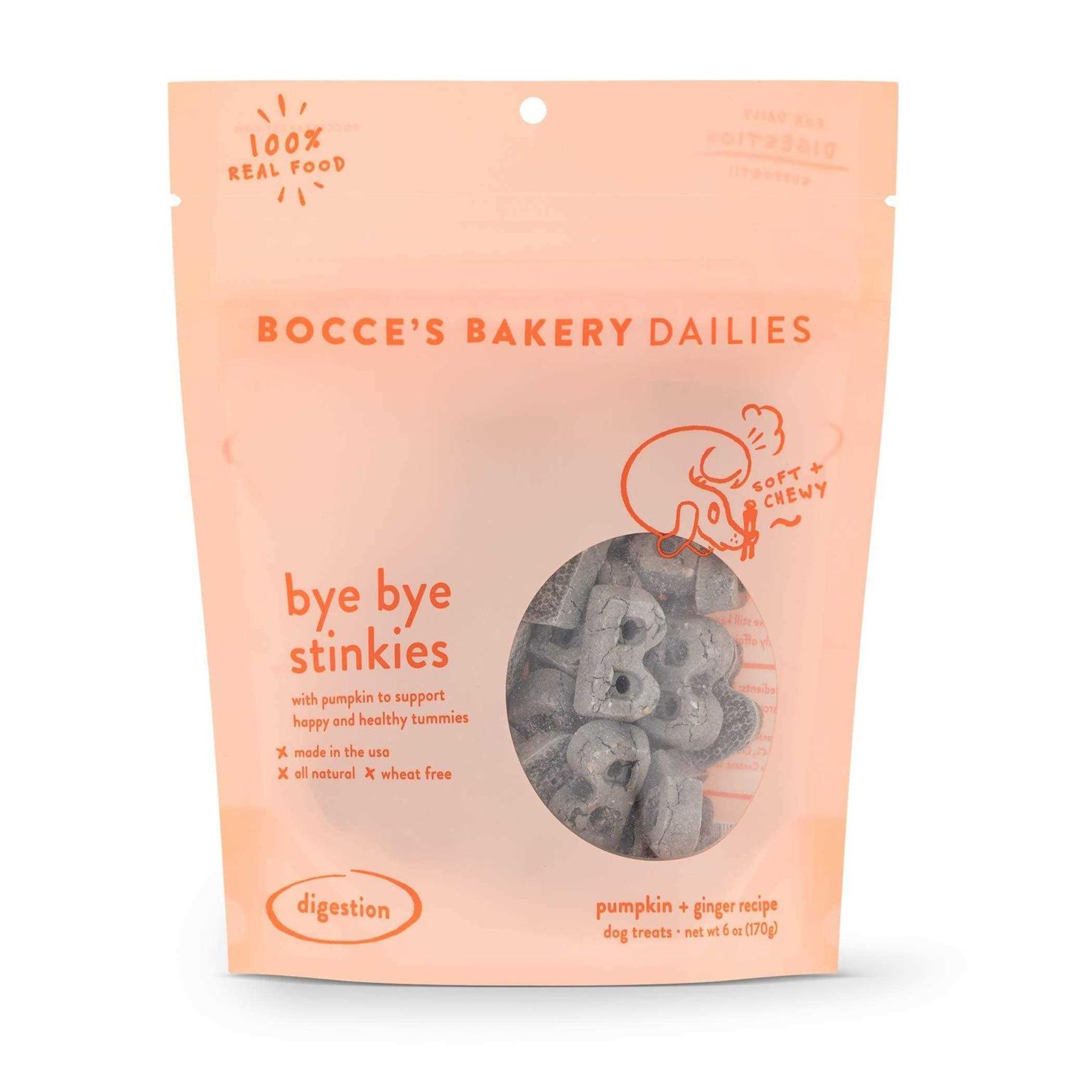 Bocce’s Bakery Bye Bye Stinkies Soft & Chewy Dog Treats - Healthber