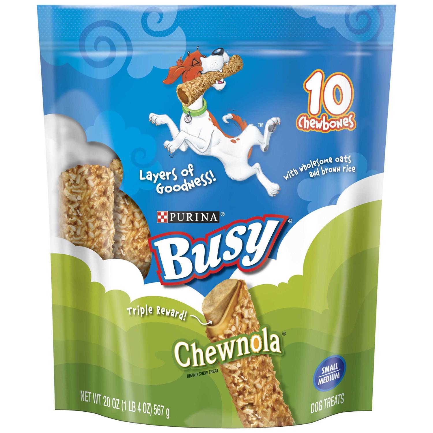 Purina Busy Chewnola Small/Medium Dog Treat - Healthber
