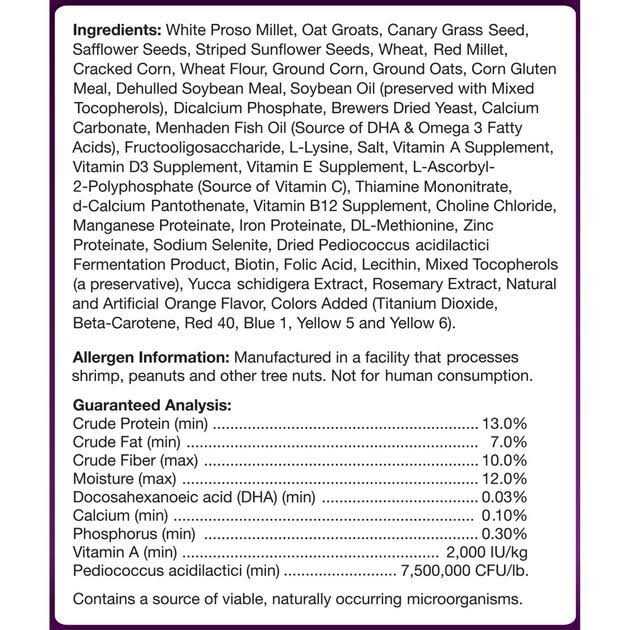 Brown’s Encore Premium Cockatiel Food - Healthber