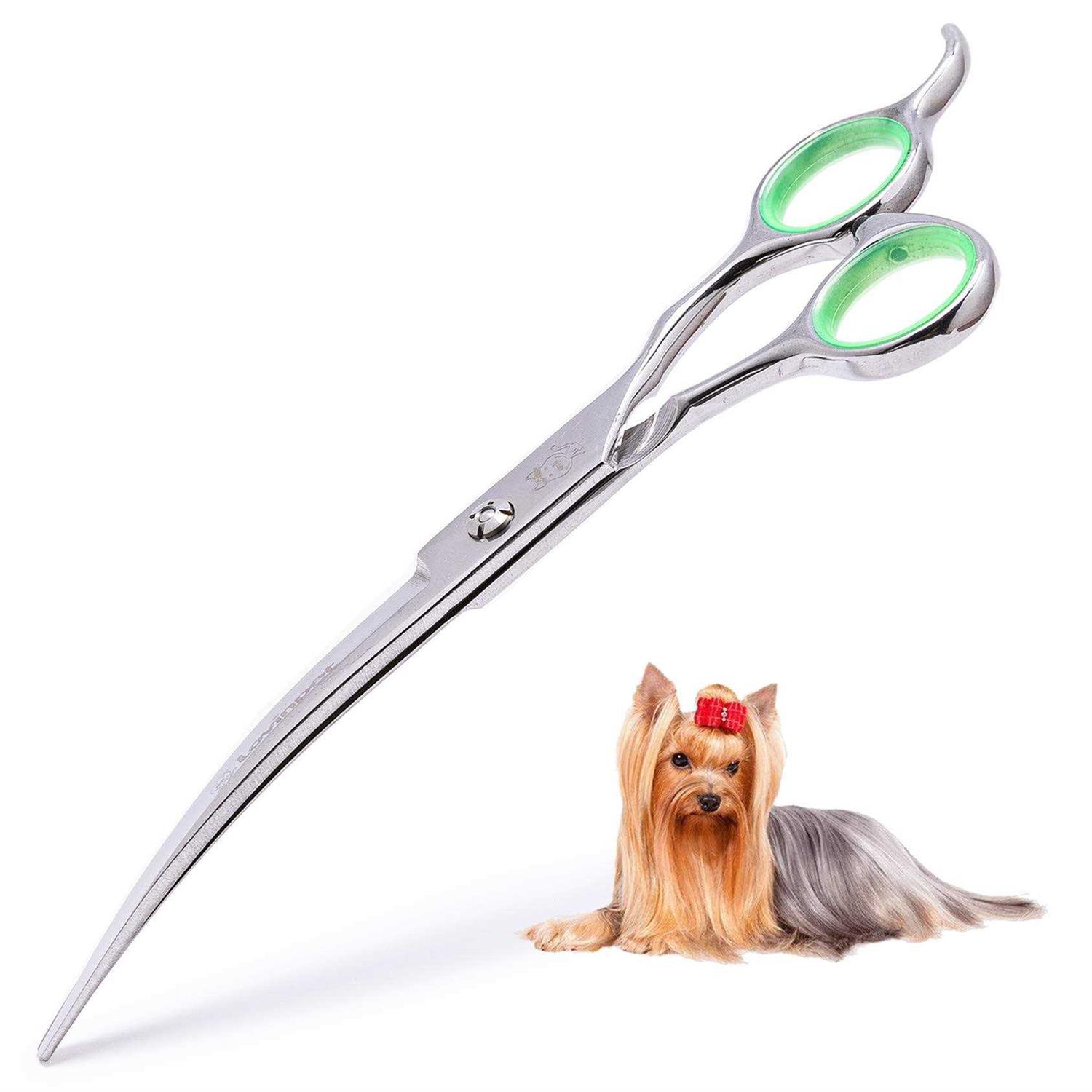 LovinPet Pet Grooming Scissors Professional Dog Cat Grooming Shears with Round Blunt Tip - Healthber