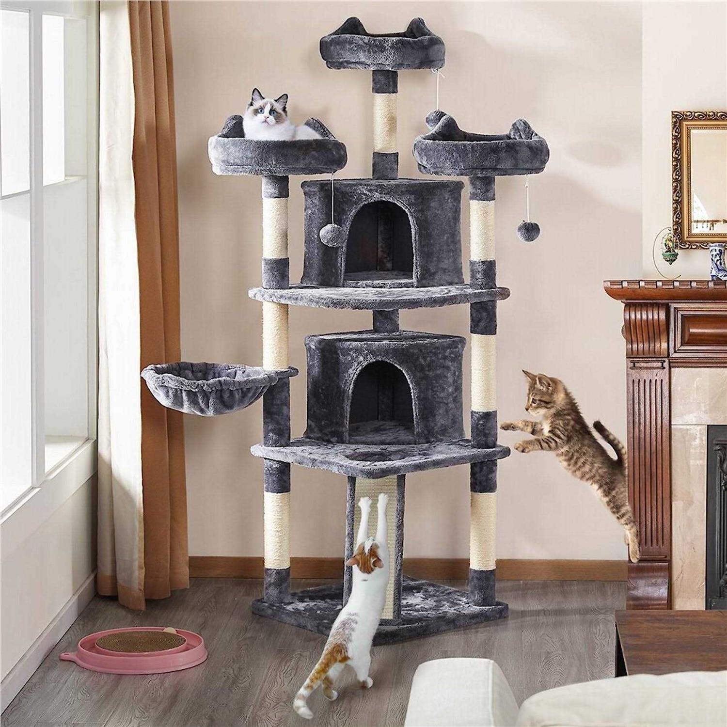 Yaheetech Multi-Level Cat Tree - Healthber