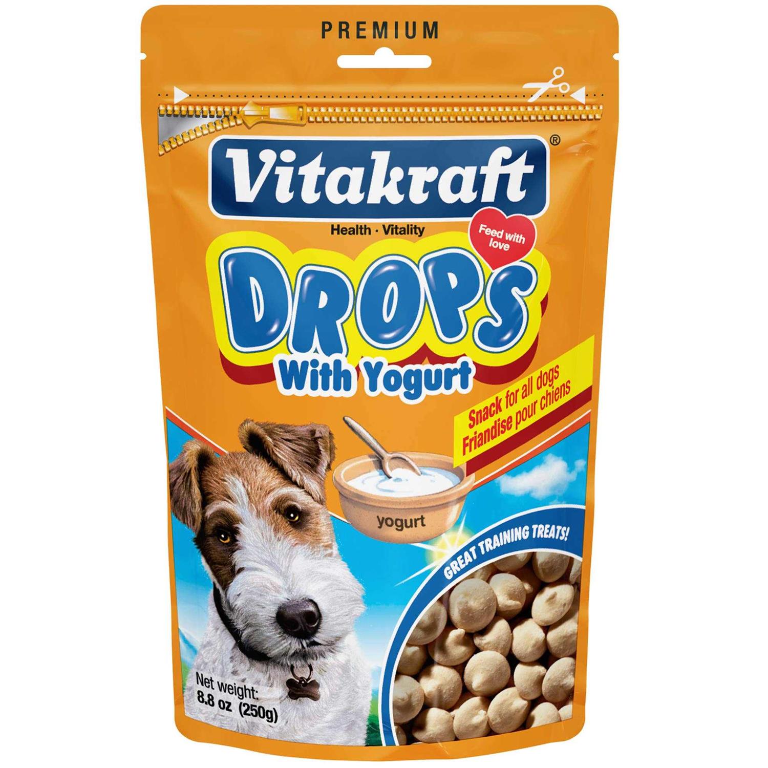 Vitakraft Drops with Yogurt Dog Treats - Healthber