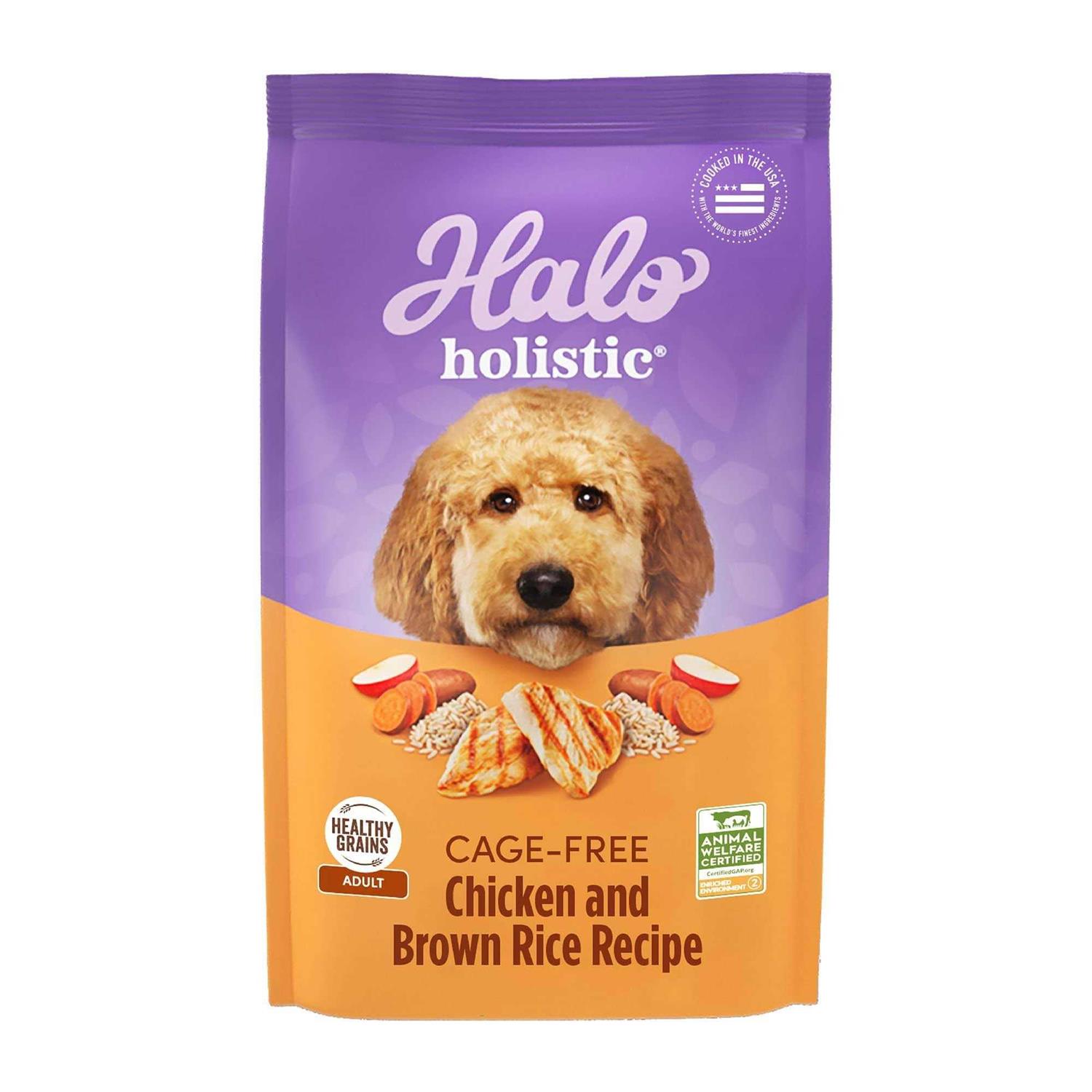 Halo Holistic Chicken & Chicken Liver Adult Dry Dog Food - Healthber