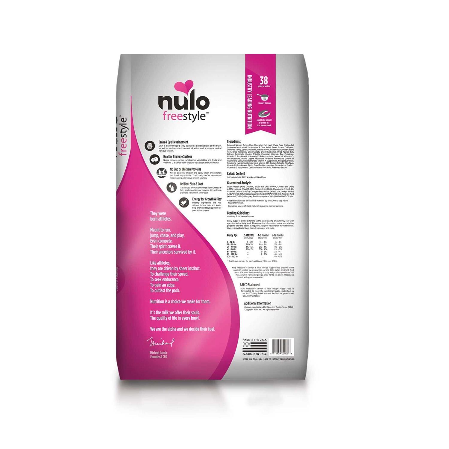 Nulo Freestyle Grain Free Dry Puppy Food - Healthber