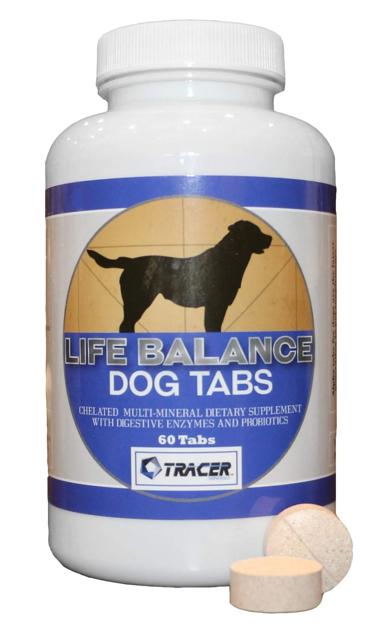 Tracer Life Balance Dog Tabs, 60 ct - Healthber
