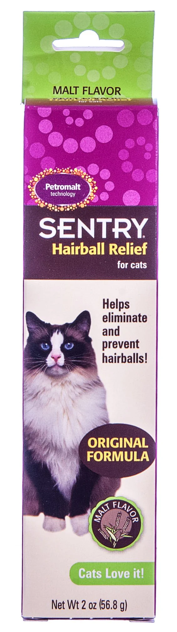 Sentry Petromalt Hairball Relief, 2 oz - Healthber