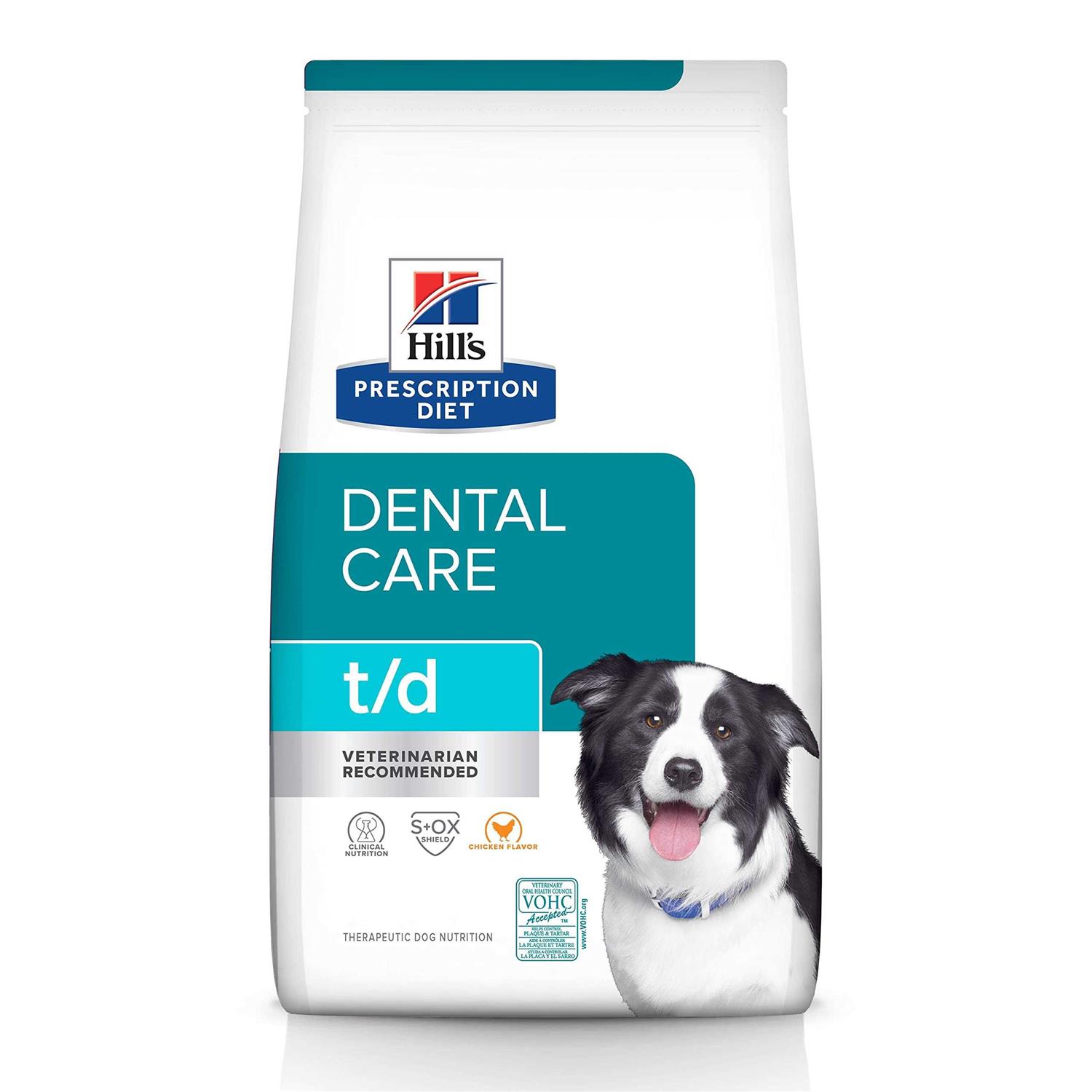 Hill’s Prescription Diet t/d Dental Care Chicken Flavor Dry Dog Food - Healthber