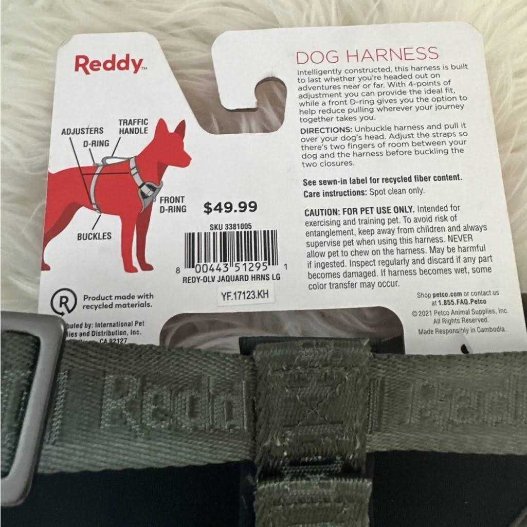 Reddy Dog Harness Jacquard - Healthber