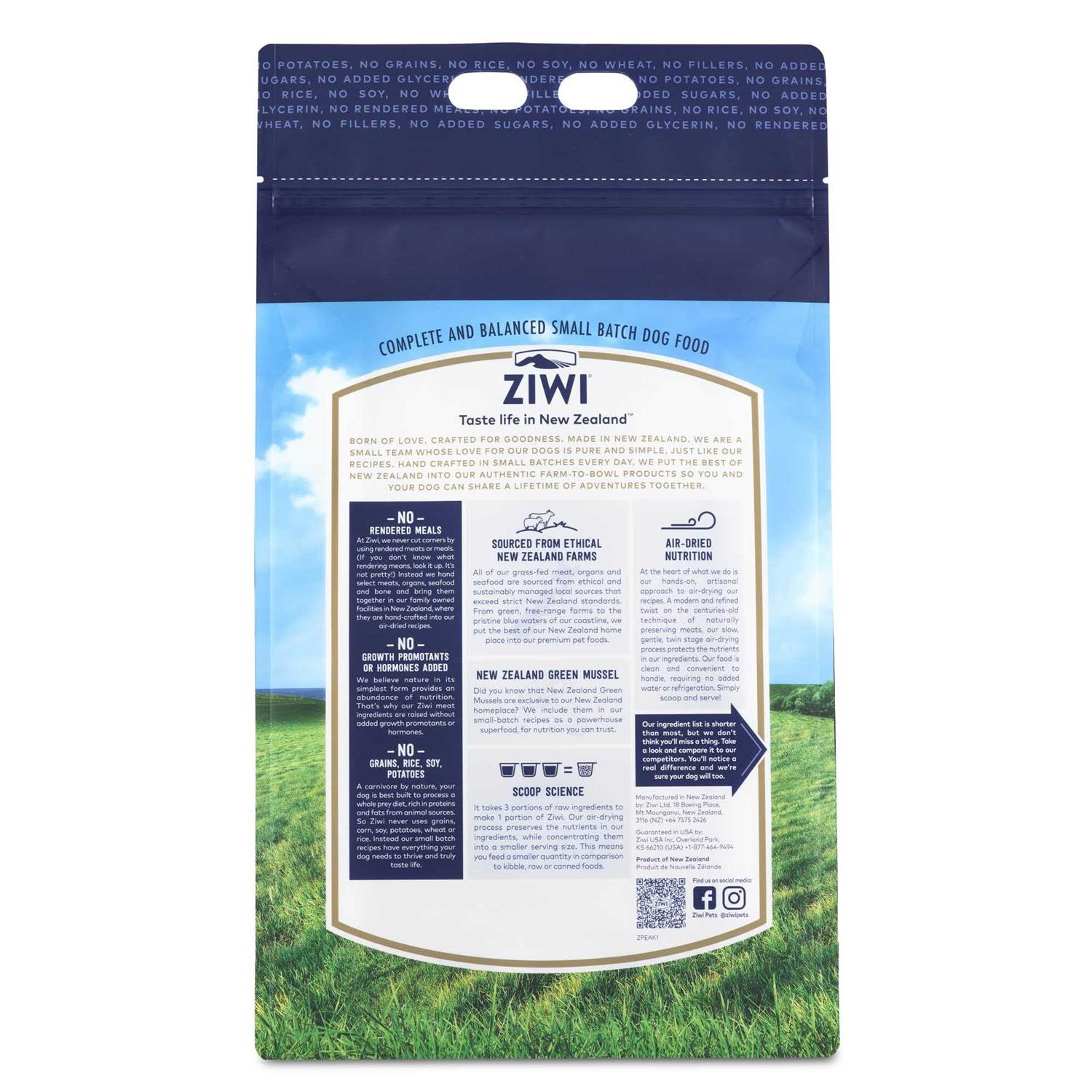 Ziwi Peak Air Dried Beef Dog Food - Healthber