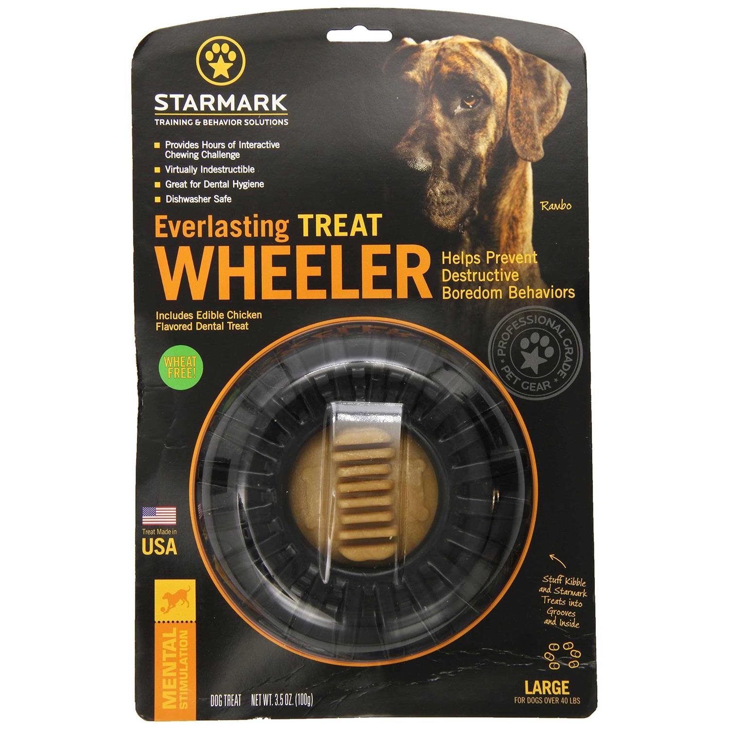 Starmark Everlasting Treat Wheeler - Healthber