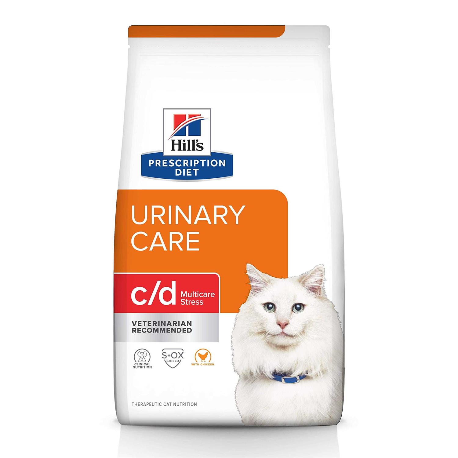 Hill&s Prescription Diet c/d Multicare Stress Urinary Care with Chicken Dry Cat Food - Healthber