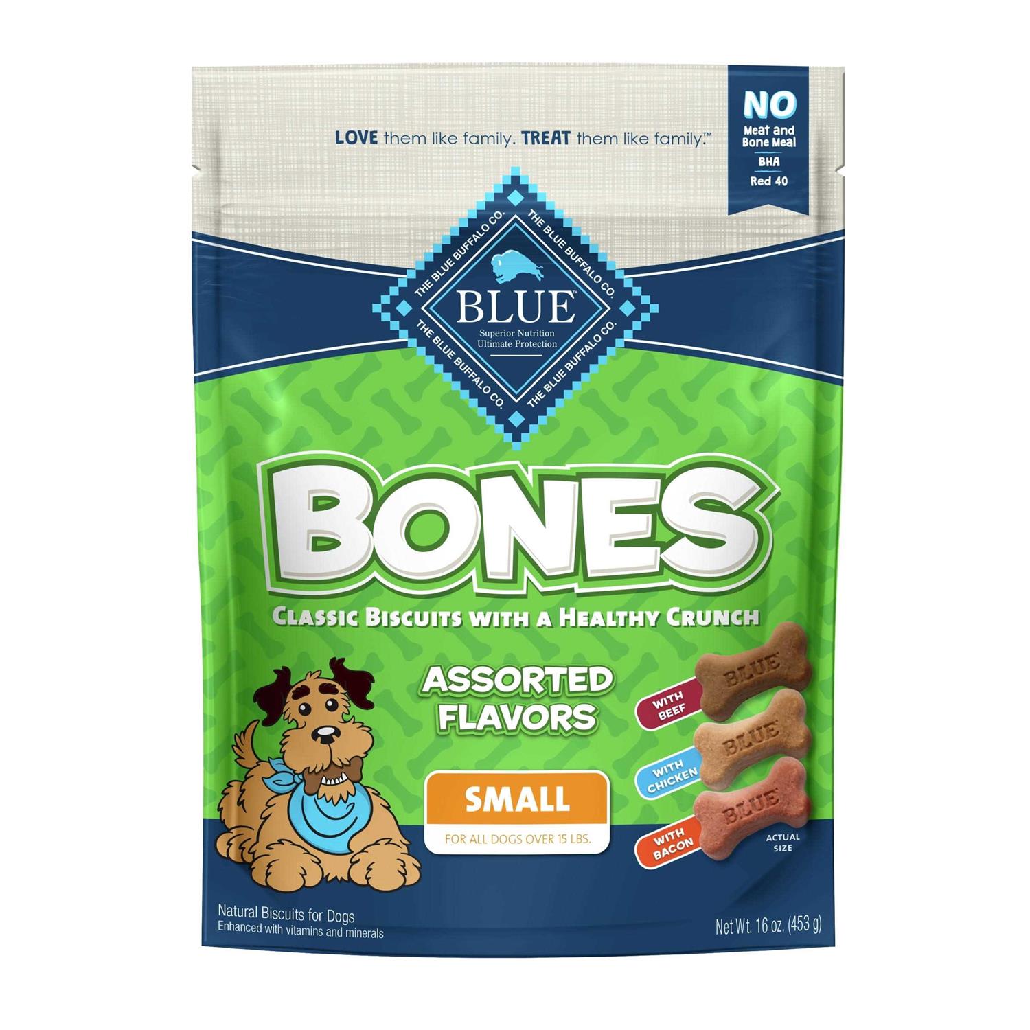 Blue Buffalo Bones Biscuits - Healthber