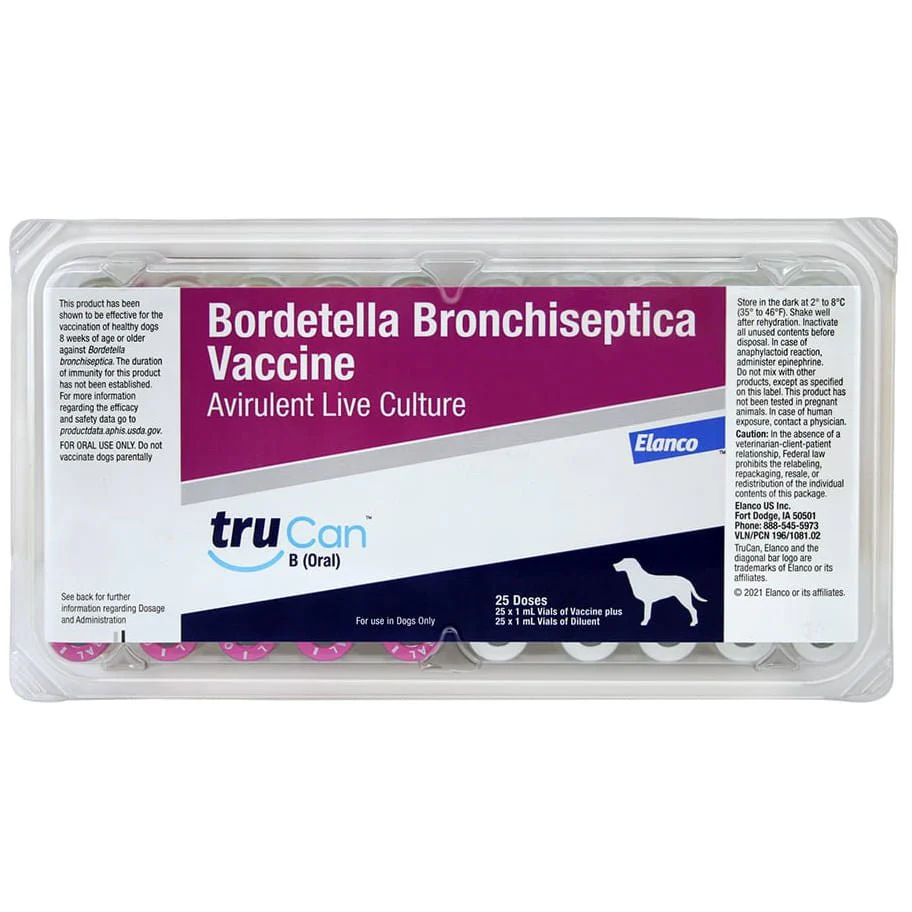 TruCan B (Oral Bordatella Vaccine), 25 Single Doses - Healthber