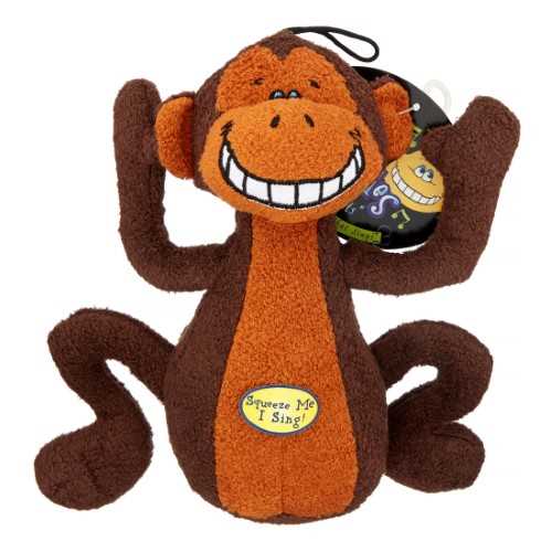 Multipet Deedle Dude Singing Plush Dog Toy, Character Varies, 1 count - Healthber
