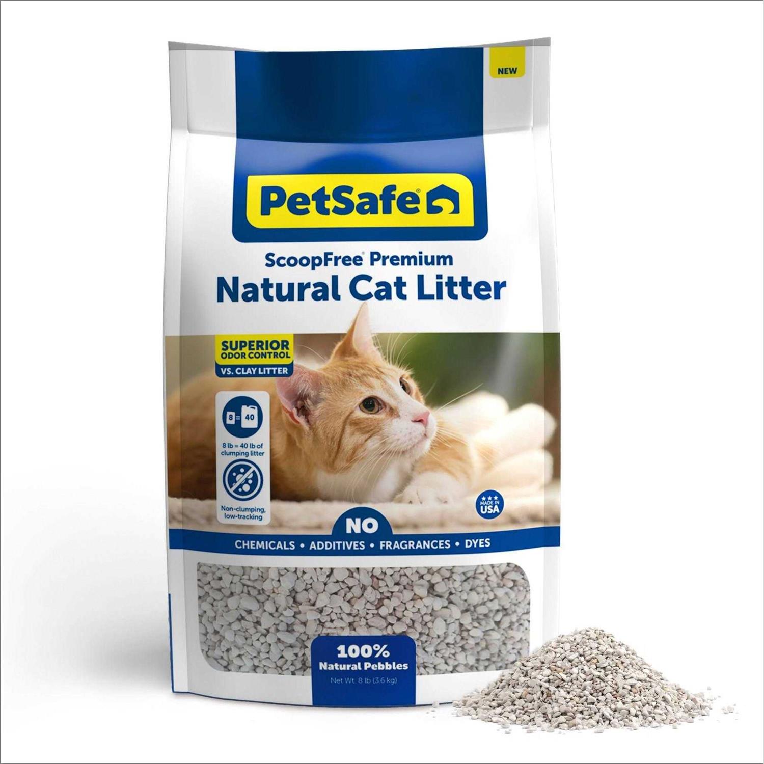 PetSafe ScoopFree Premium Natural Cat Litter 8 lb Bag - Healthber