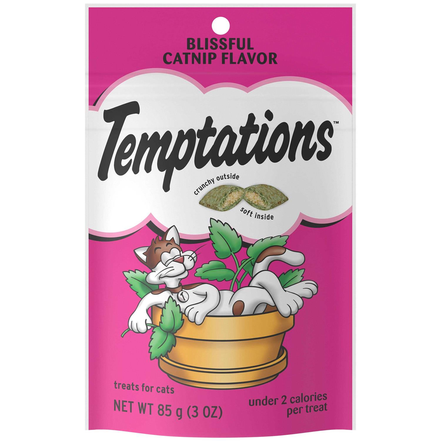 Temptations Blissful Catnip Flavor Cat Treats - Healthber