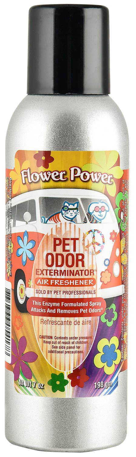 Pet Odor Exterminator Flower Power Spray - Healthber