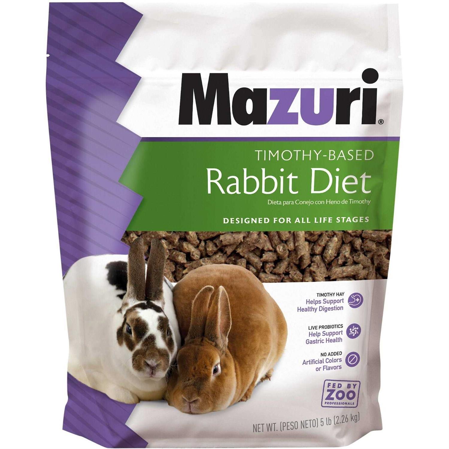 Mazuri Timothy Based Rabbit Diet - Healthber