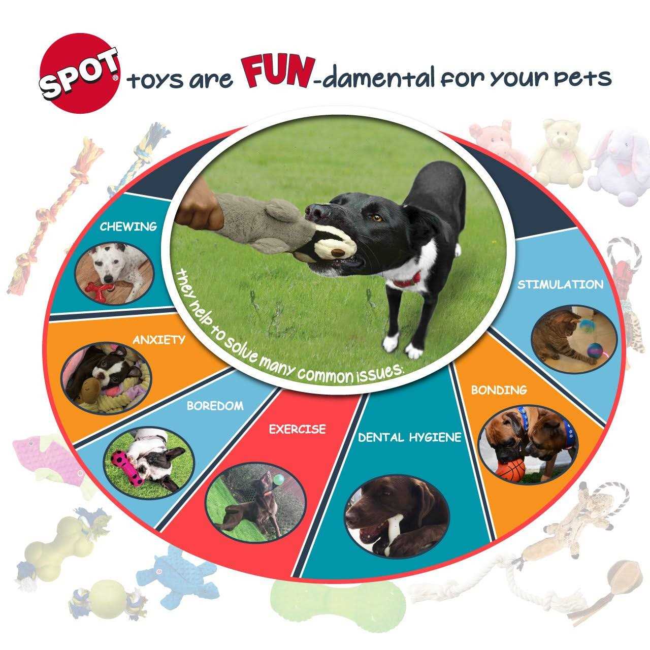 Ethical Pets Sensory Ball Dog Toy - Healthber