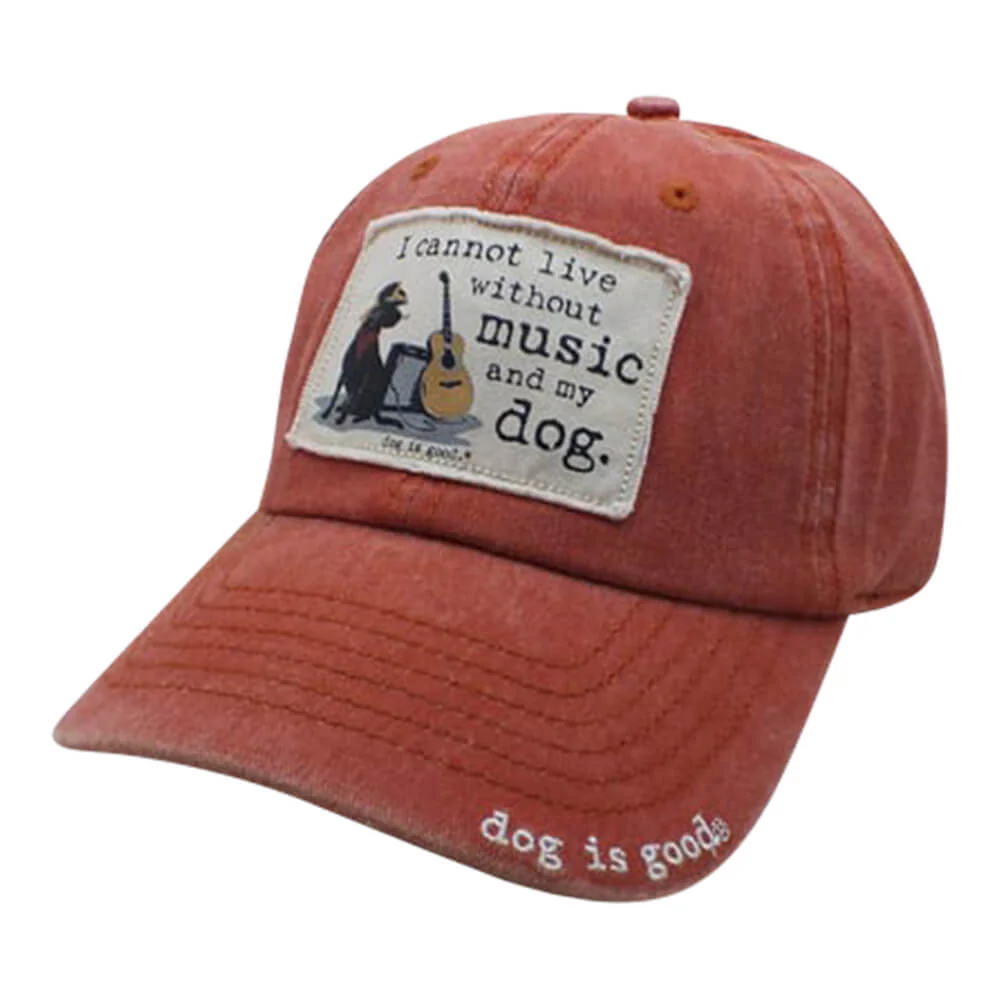 Dog is Good Hat, I Cannot Live Without Music and My Dog - Healthber