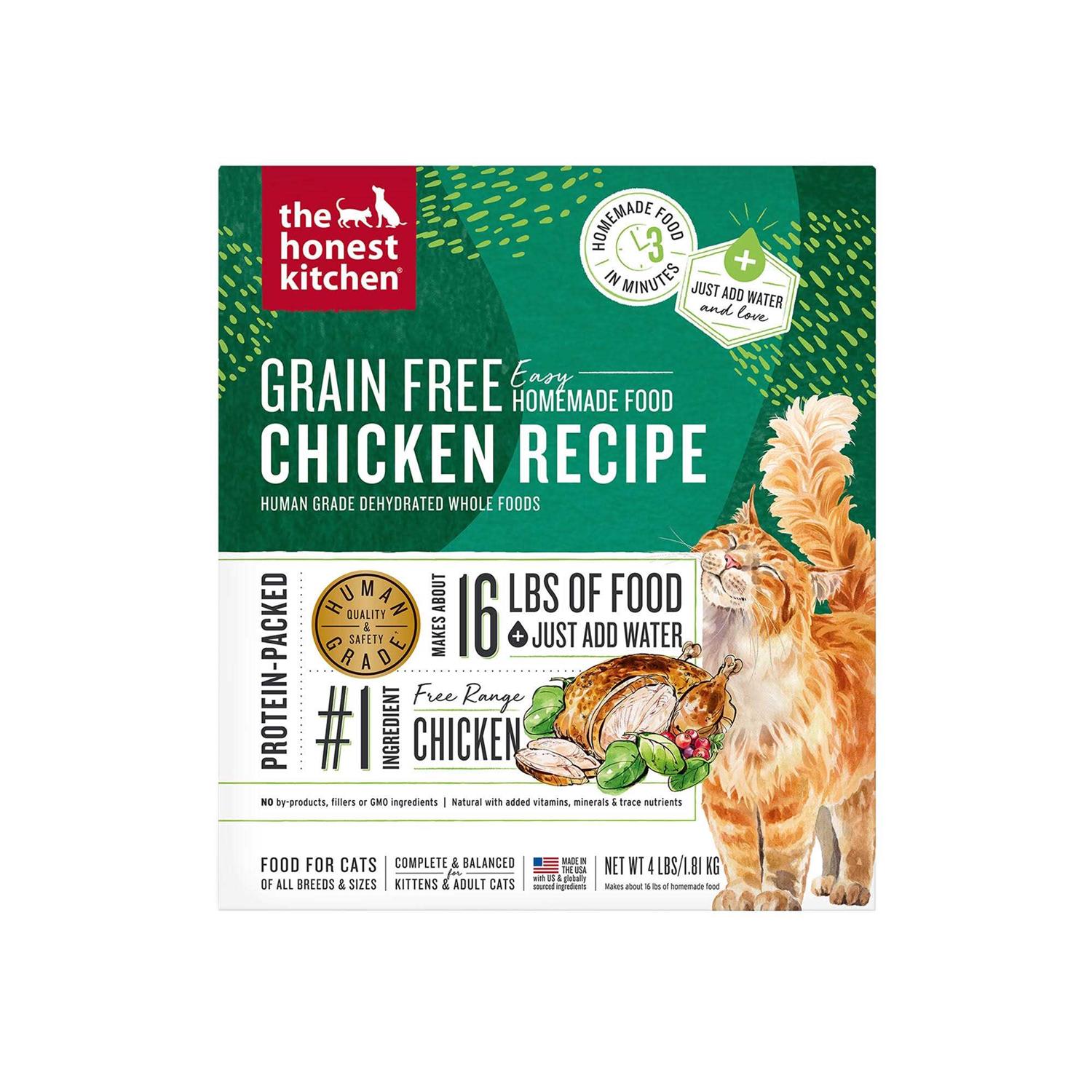 The Honest Kitchen Chicken Grain-Free Dehydrated Cat Food - Healthber