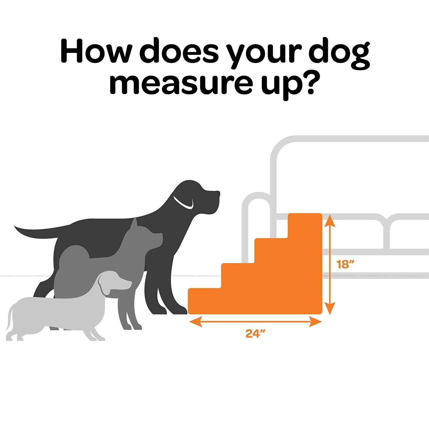 Best Pet Supplies Pet Steps Stairs with CertiPUR-US Certified Foam for Dogs Cats - Healthber